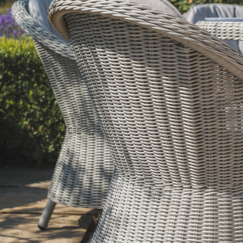 Heritage 4 Seat Round Rattan Dining Set