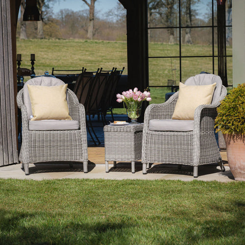 3 Piece Rattan Bistro Set