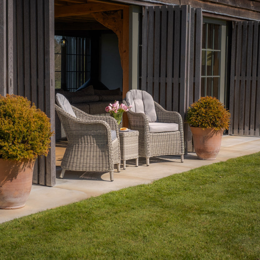 3 Piece Rattan Bistro Set