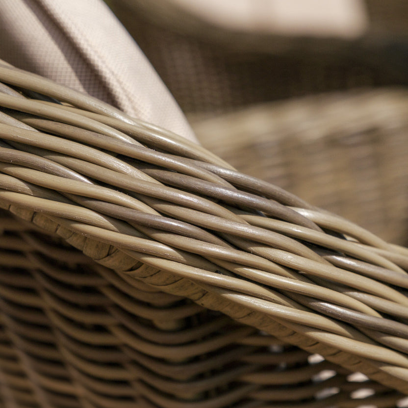 4 Seat Round Rattan Dining Set